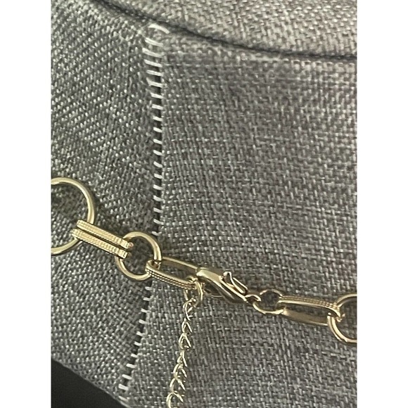 MCM VINTAGE ART DECO BLACK WHITE STRIPED BEAD RETRO TASSEL NECKLACE 36” - Picture 7 of 9